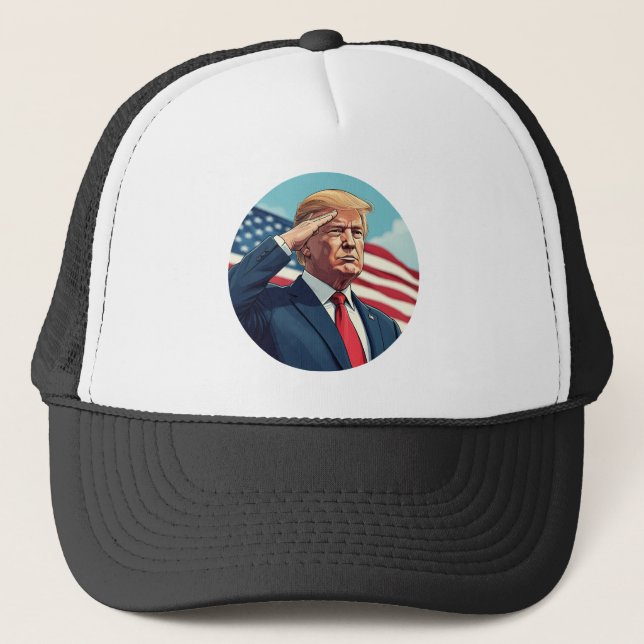 Donald Trump 2024 Trucker Hat (Front)