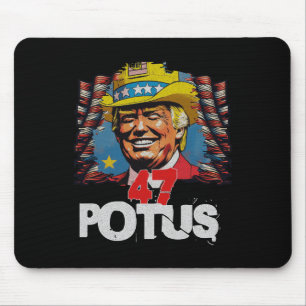 Donald Trump 2024 Trump For 47th President Usa Ele Mouse Pad