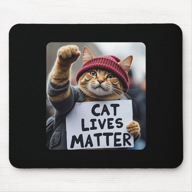 Donald Trump 2025 Cats Live Problem  Mouse Pad (Front)