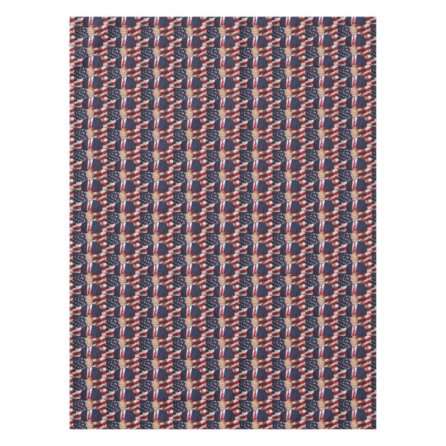 DONALD TRUMP 2025 party TABLECLOTH (Front)