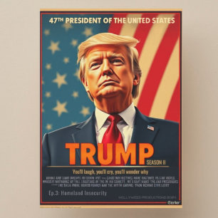Donald Trump 2026 ironic fun series cover Holiday Card