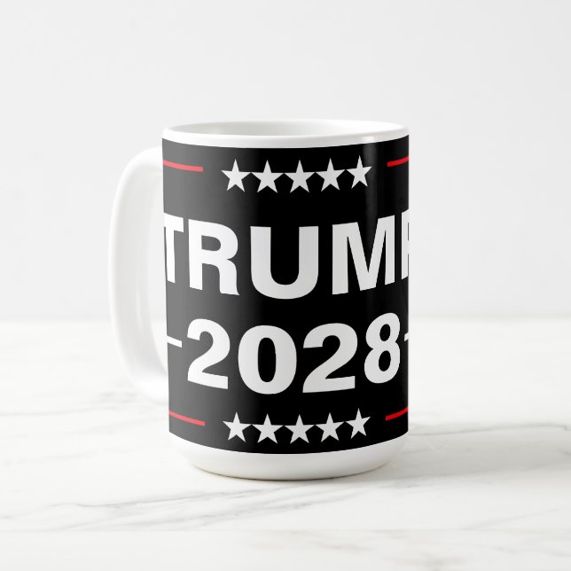 Donald Trump 2028 President Coffee Mug (Front Left)