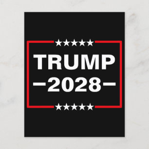 Donald Trump 2028 President Flyer