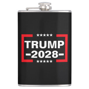 Donald Trump 2028 President Hip Flask