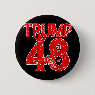 Donald Trump 2028 Trump 45th 47th 48th President T 6 Cm Round Badge
