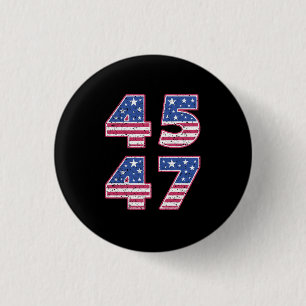 Donald Trump 45-47 3 Cm Round Badge
