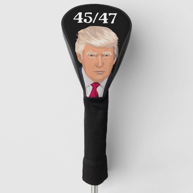 DONALD TRUMP 45/47 Golf Head Cover (Front)