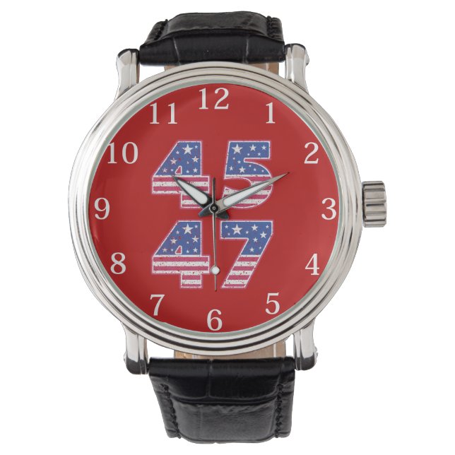 Donald Trump 45-47 Watch (Front)