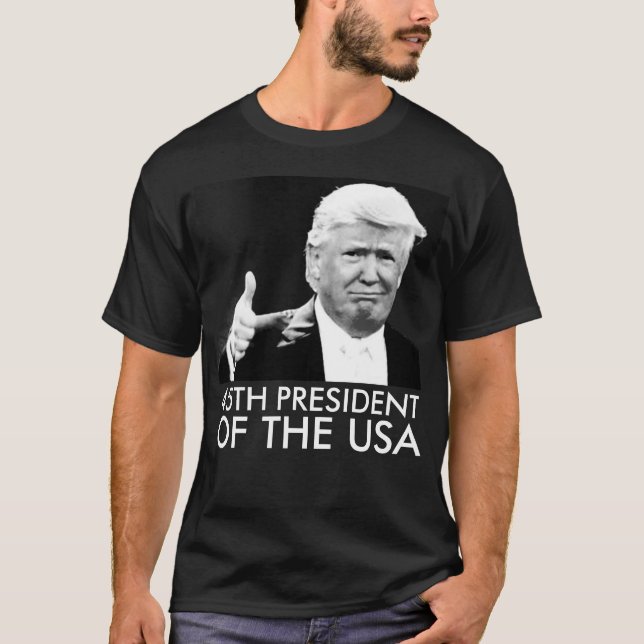 DONALD TRUMP 45th President T-shirts (Front)