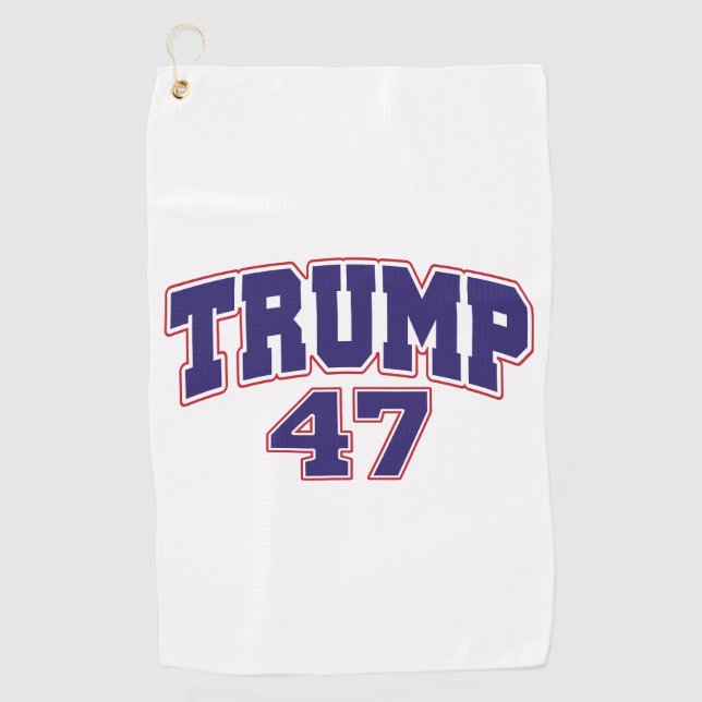 Donald Trump 47 Golf Towel (Front)