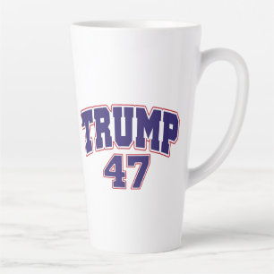 Donald Trump 47 Latte Mug