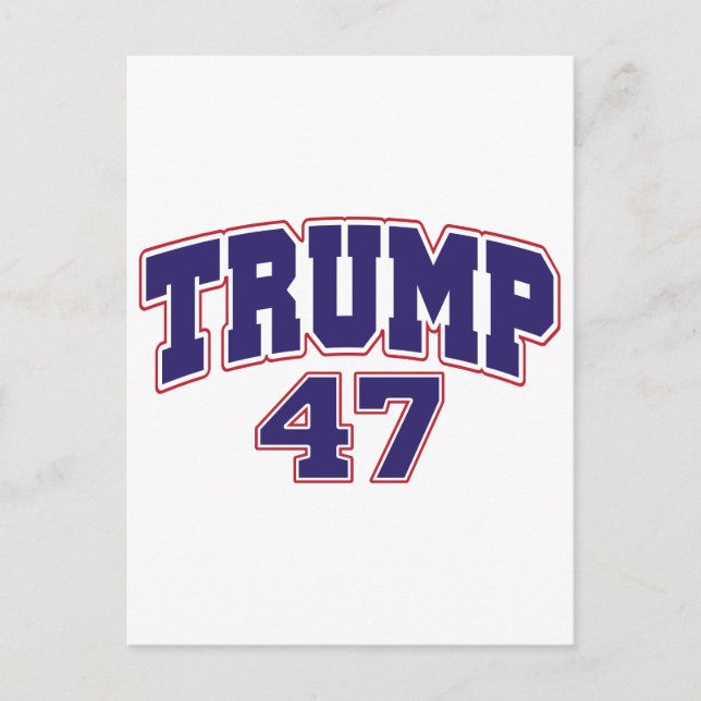 Donald Trump 47 Postcard (Front)