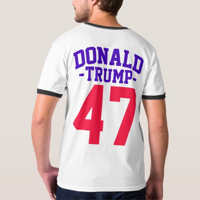 Donald Trump 47 Presidential Election 2024 T-Shirt (Back)
