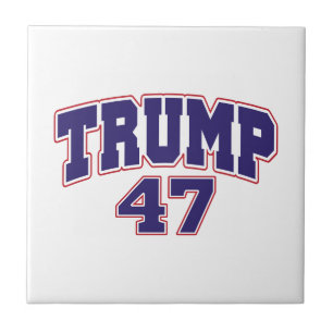 Donald Trump 47 Tile