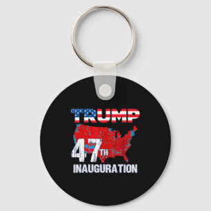 Donald Trump 47th President 2025 Inauguration Usa  Key Ring