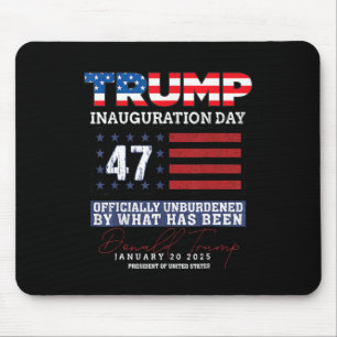 Donald Trump 47th President 2025 Inauguration Usa Mouse Pad