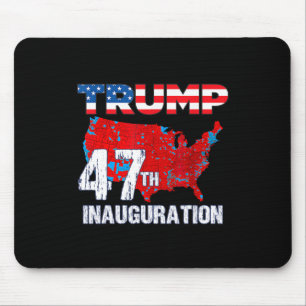Donald Trump 47th President 2025 Inauguration Usa Mouse Pad
