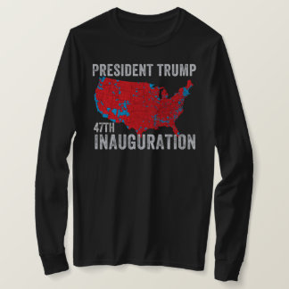 Donald Trump 47th President 2025 Inauguration USA T-Shirt