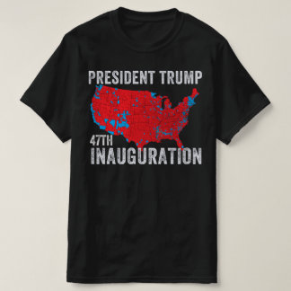 Donald Trump 47th President 2025 Inauguration USA T-Shirt