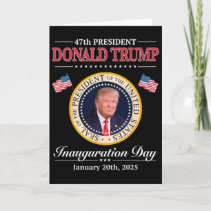 Donald Trump 47th President Inauguration 2025 Supp Card