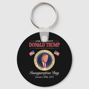 Donald Trump 47th President Inauguration 2025 Supp Key Ring