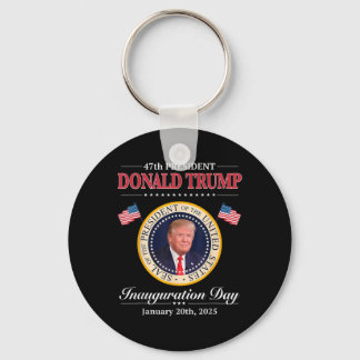 Donald Trump 47th President Inauguration 2025 Supp Key Ring