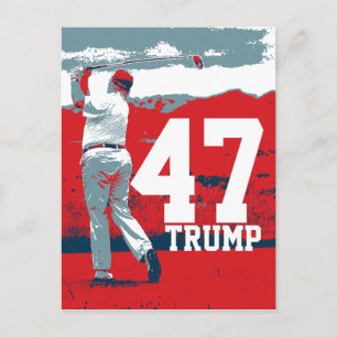 Donald Trump 47th President Postcard