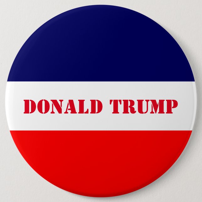 Donald Trump 6 Cm Round Badge (Front)