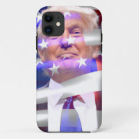 donald trump american flag