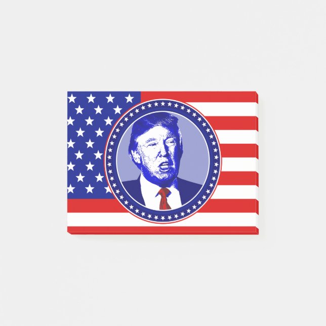 donald trump american flag post-it notes (Front)