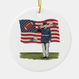Donald Trump American Football President 2025 Ceramic Tree Decoration