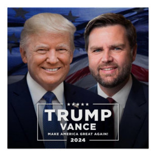 Donald Trump and JD Vance Poster