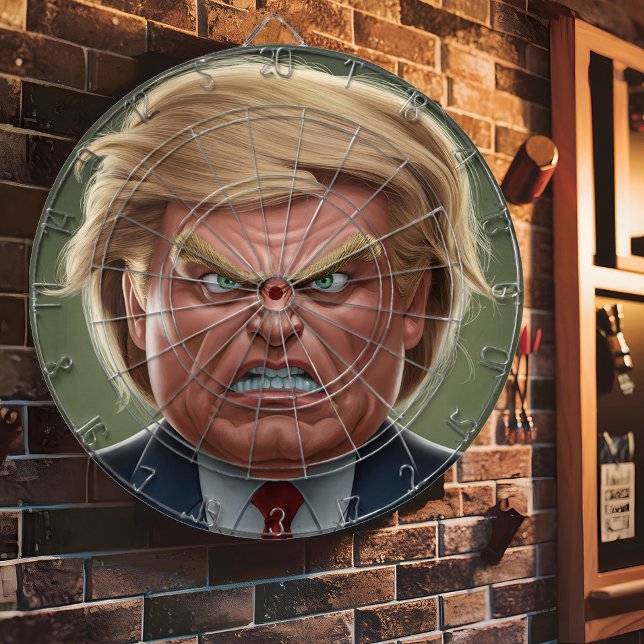 Donald Trump Angry Face  Dartboard (Creator Uploaded)