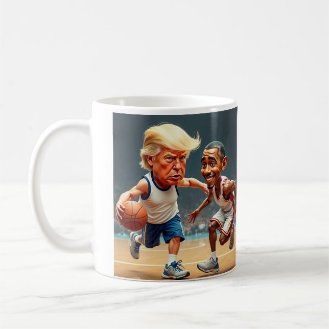 Donald Trump Barack Obama  Coffee Mug (Left)
