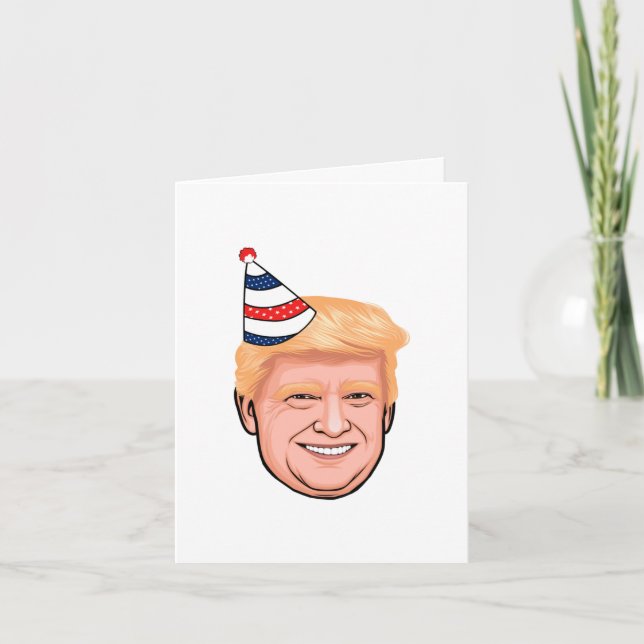 DONALD TRUMP BIRTHDAY CARD (Front)