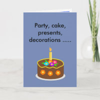 Donald Trump Birthday Card -- "Complicated"