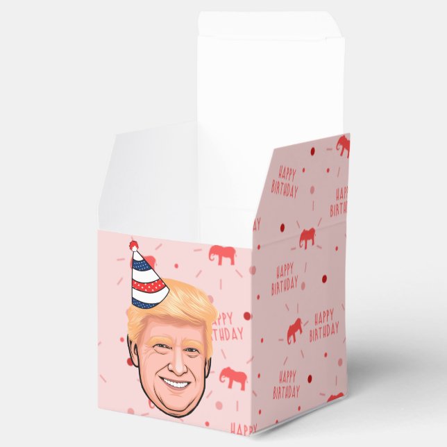 DONALD TRUMP BIRTHDAY FAVOUR BOX (Opened)