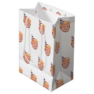 DONALD TRUMP BIRTHDAY MEDIUM GIFT BAG