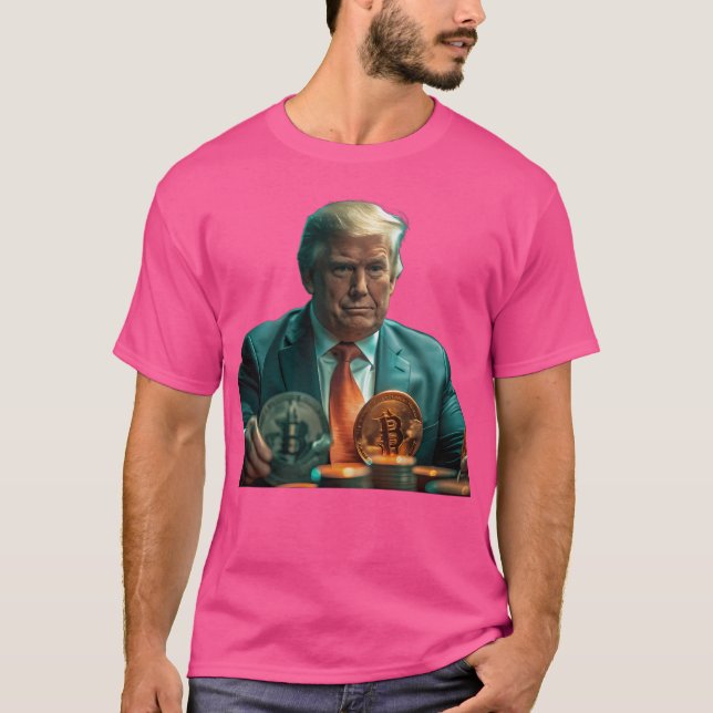 Donald Trump Bitcoin T-Shirt (Front)