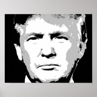 DONALD TRUMP BLOCK DESIGN POSTER