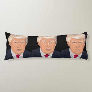 DONALD TRUMP BODY PILLOW REVERSIBLE 