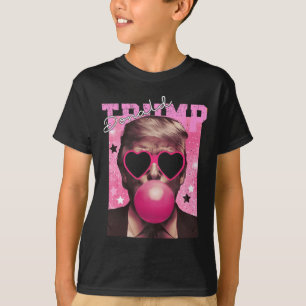 Donald Trump Bubble Gum Pink Sungles T-Shirt