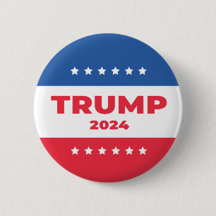 Donald Trump Button 2024