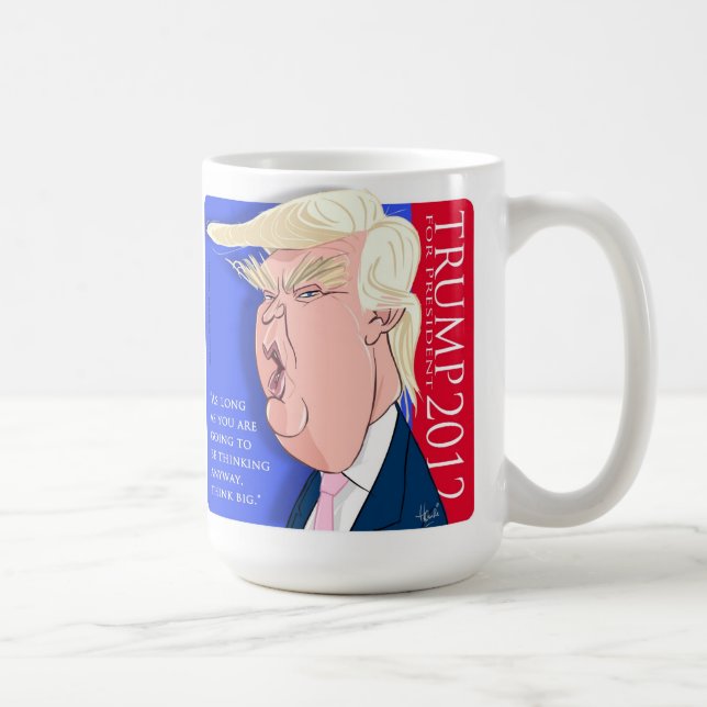 Donald Trump Cartoon Coffee mug (Right)