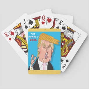 Donald Trump Cartoon playing cards. Cards