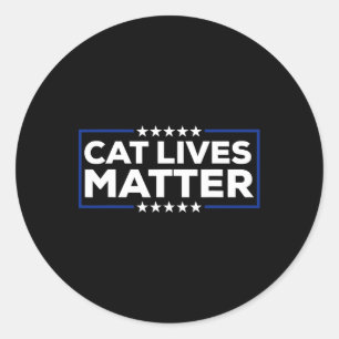 Donald Trump Cats Classic Round Sticker