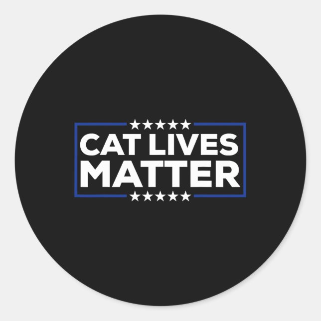Donald Trump Cats  Classic Round Sticker (Front)