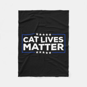 Donald Trump Cats Funny Political Meme 2024  Fleece Blanket