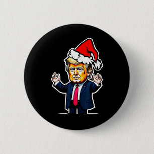 Donald Trump Christmas For Dads And Women Christma 6 Cm Round Badge