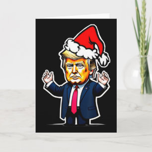 Donald Trump Christmas For Dads And Women Christma Card